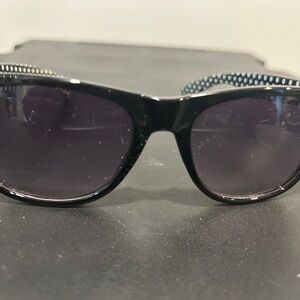 Black Sunglasses with Polka Dot Arms